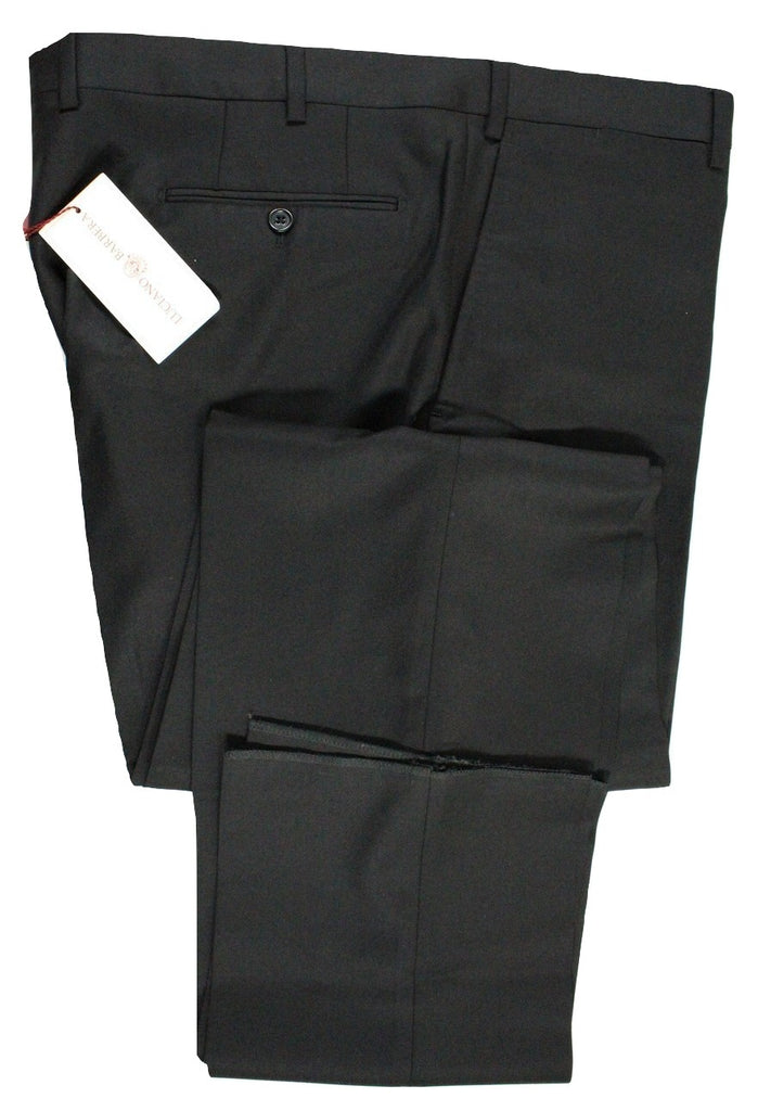 Luciano Barbera – Black Wool Twill Pants - PEURIST
