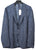 Luciano Barbera – Blue Wool/Linen Blend Tweed-Style Blazer - PEURIST