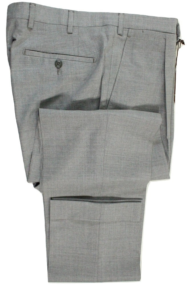 Vigano – Light Gray Wool/Silk Pants - PEURIST
