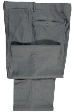 Vigano – Dark Gray Lightweight Wool Pants w/Pleat - PEURIST