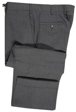 Old English by Vigano – Charcoal Four Season Wool Pants - PEURIST
