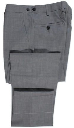 Vigano – Gray Four Season Wool Pants w/Side Adjusters - PEURIST