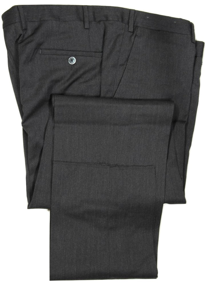 Covo by Vigano – Dark Charcoal Mid-Weight Wool Pants