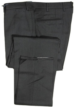 Vigano – Dark Gray Wool Twill Pants w/Jersey Lining