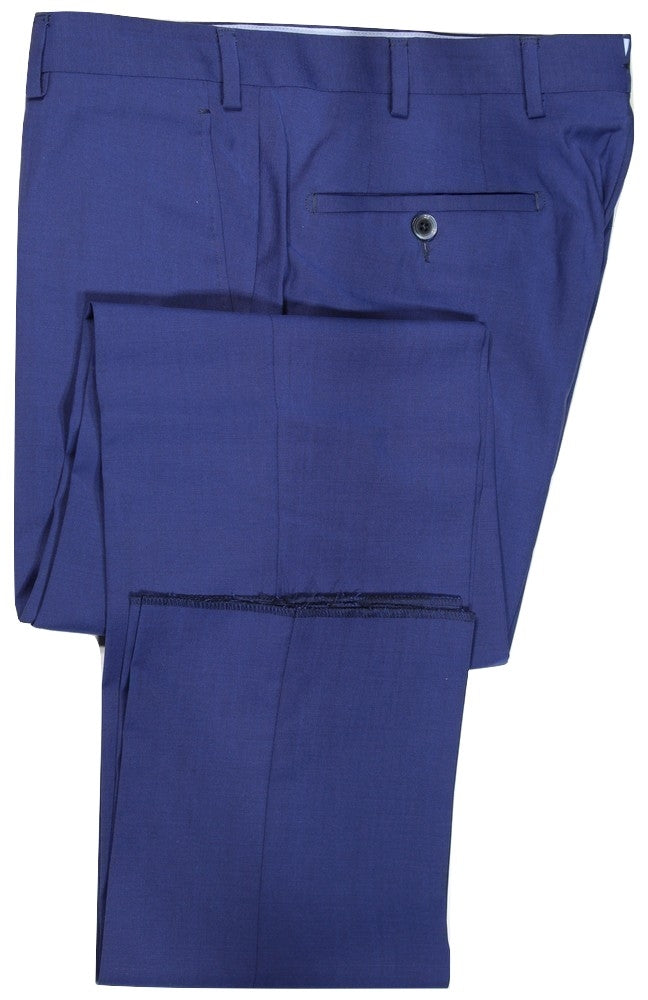 Vigano – Royal Blue Four-Season Wool Pants