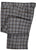 Vigano – Gray Wool Flannel Pants w/Brown & Blue Plaid