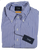Drake's – Blue & White Stripe Button-down Collar Shirt