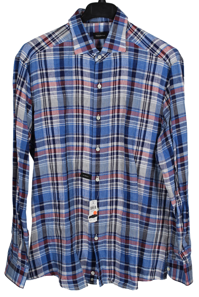 Ermenegildo Zegna – Linen Madras Plaid Shirt
