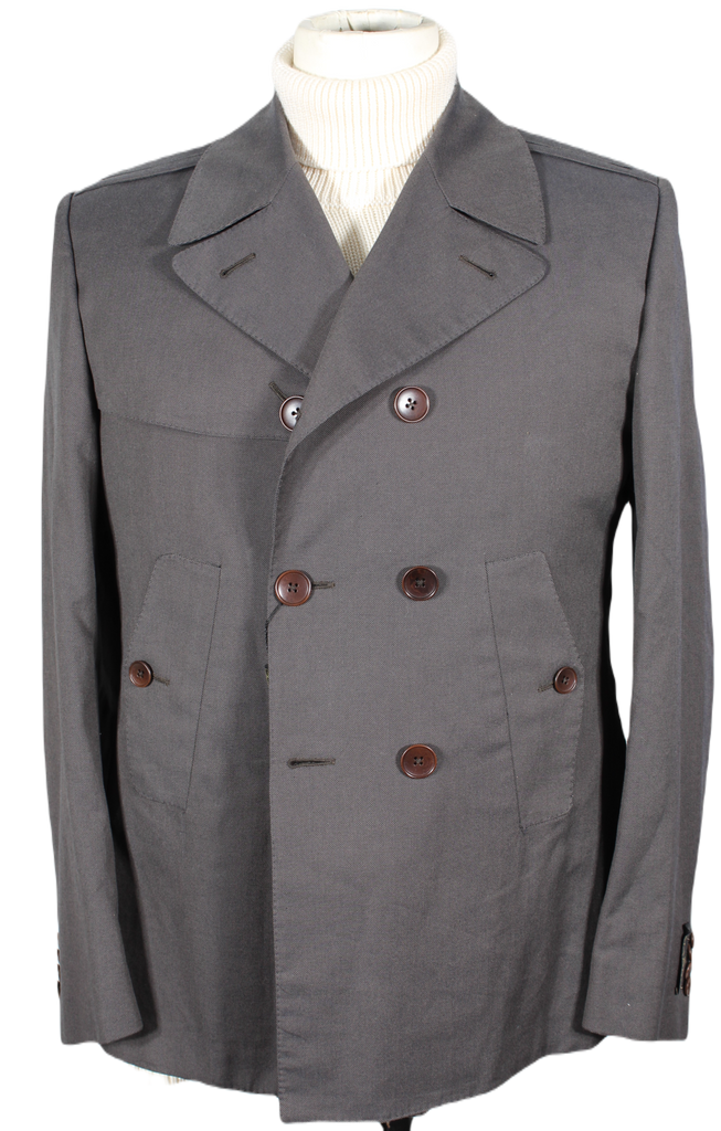 Mabro – Brown Cotton DB Field Jacket