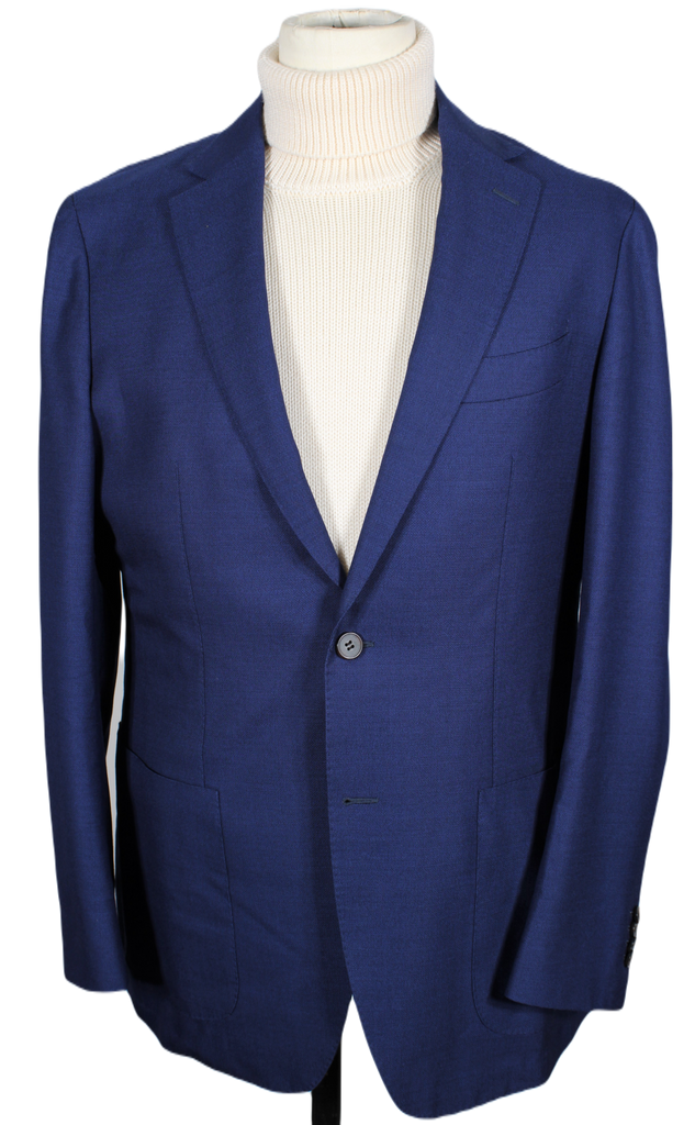 VTG - Suitsupply – Royal Blue Wool Hopsack Blazer