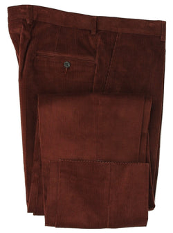 Hickey Freeman -- Rust Brown Corduroy Pants - PEURIST