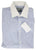Smyth & Gibson - Blue Pinstripe Shirt w/Contrast Collar - PEURIST