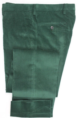 Equipage - Green Medium-Wale Corduroy Pants - PEURIST