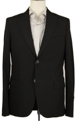 Royal Hem - Black Lightweight Wool Suit - PEURIST