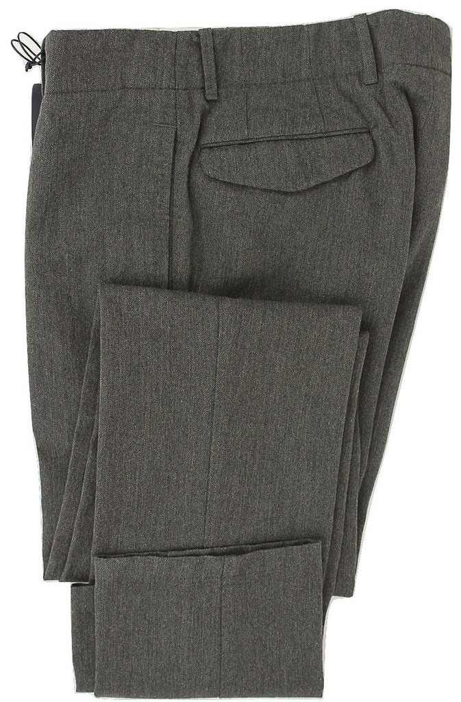 Royal Hem - Dark Gray Wool Cargo Pants - PEURIST