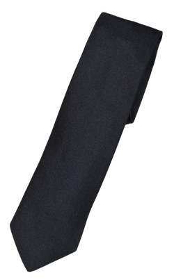 Drake's – Navy Grosgrain Silk Tie