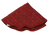 Edward Armah – Double-Sided Silk Pocket Square, Red w/Polka Dots/Tartan Plaid