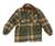 VTG – Woolrich – Brown & Green Plaid Wool Barn Jacket