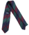 Drake's – Navy, Green & Burgundy Regimental Stripe Tie