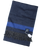 Drake's – Dark Blue-Gray Wool/Angora Scarf w/Blue Stripe [FS]