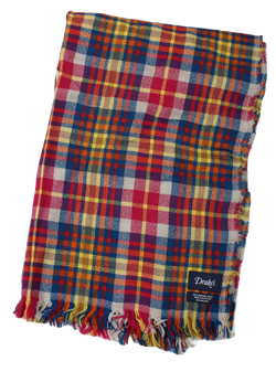 Drake's – Multicolor Madras Plaid Merino Wool Scarf