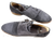 Di Bianco – Gray Suede Double-Monkstap Shoes, Size 11US/44EU