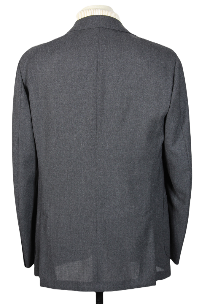 Drake's – Charcoal Wool Hopsack Suit – PEURIST