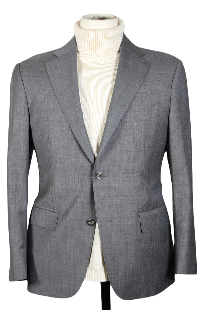 VTG – SUITSUPPLY – Black & Gray Birdseye Wool Blazer in VBC Fabric