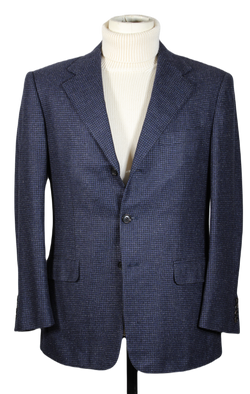 VTG – Ermenegildo Zegna – Blue & Black Cashmere/Silk Blazer