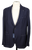 Drake's – Navy Herringbone Wool/Linen Suit