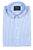 Drake's – Light Blue Bengal Stripe Shirt w/Button Down Collar