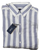 Drake's – Navy & White Wide Stripe OCBD Shirt
