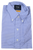 Drake's – Blue & White Grid Check Shirt w/Button-down Collar