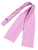 Drake's – Pink Grosgrain Silk Bowtie w/Geometric Pattern