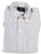 Drake's – White OCBD Shirt w/Brown & Navy Stripe