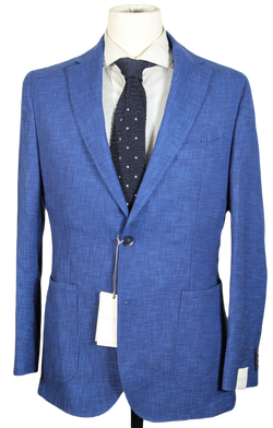 Jack Victor – Royal Blue Lightweight Wool/Cotton Blazer