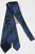Drake's – Blue Silk Tie w/Green Repp Stripe